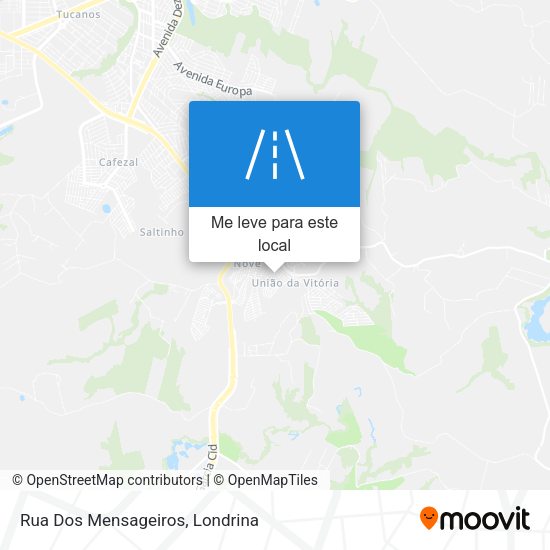 Rua Dos Mensageiros mapa
