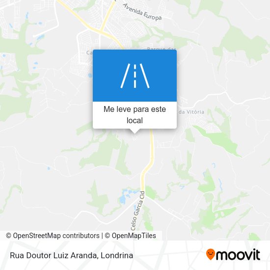 Rua Doutor Luiz Aranda mapa