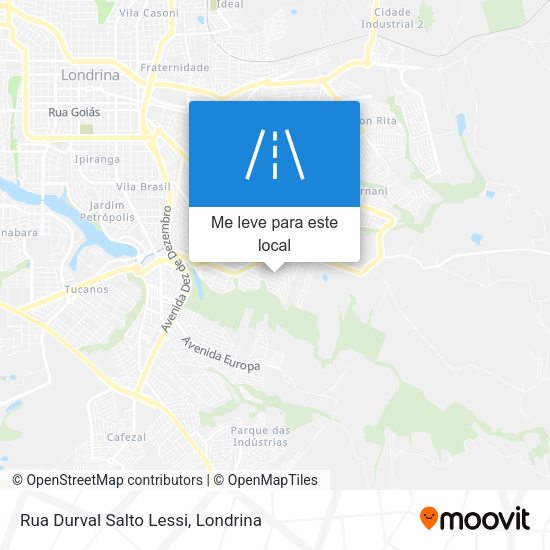 Rua Durval Salto Lessi mapa
