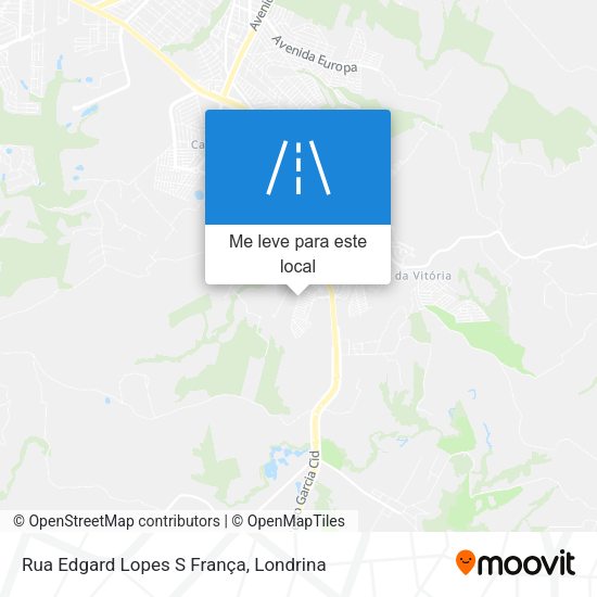 Rua Edgard Lopes S França mapa
