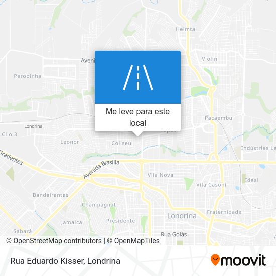Rua Eduardo Kisser mapa