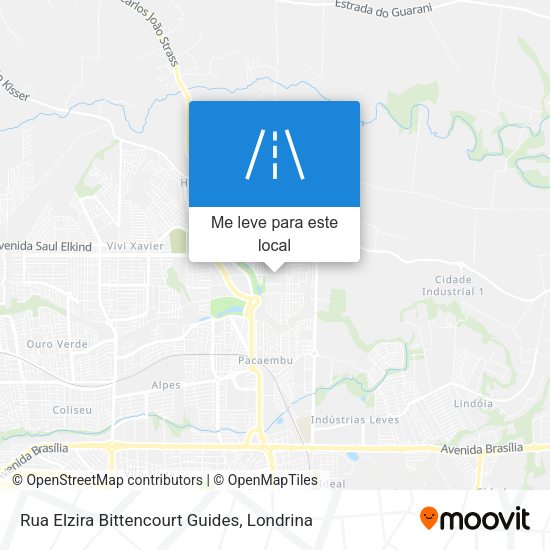 Rua Elzira Bittencourt Guides mapa