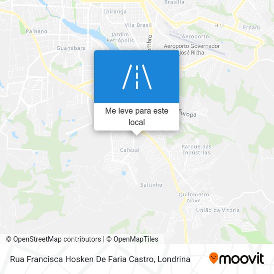 Rua Francisca Hosken De Faria Castro mapa