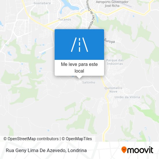 Rua Geny Lima De Azevedo mapa