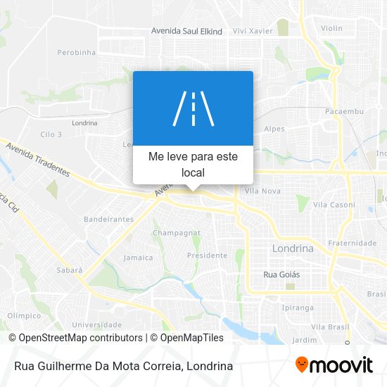 Rua Guilherme Da Mota Correia mapa