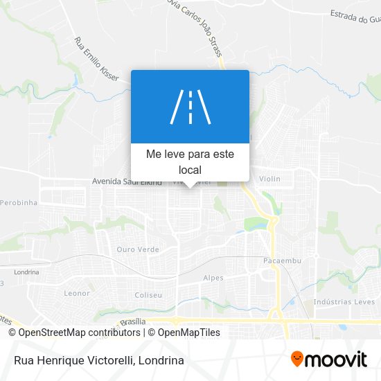 Rua Henrique Victorelli mapa