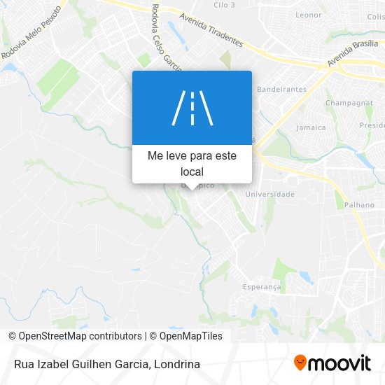 Rua Izabel Guilhen Garcia mapa