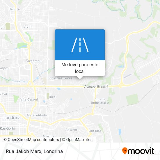 Rua Jakob Marx mapa