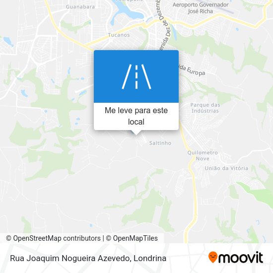 Rua Joaquim Nogueira Azevedo mapa