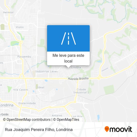 Rua Joaquim Pereira Filho mapa