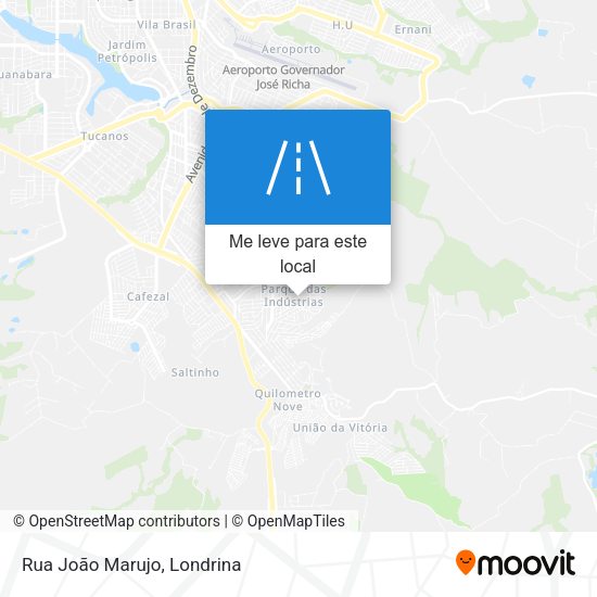 Rua João Marujo mapa