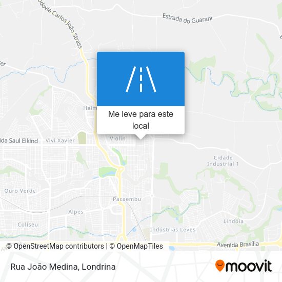 Rua João Medina mapa