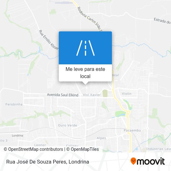 Rua José De Souza Peres mapa