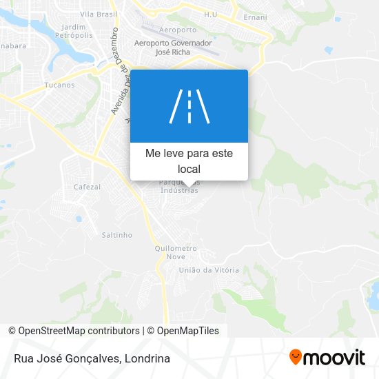 Rua José Gonçalves mapa