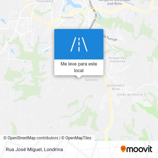 Rua José Miguel mapa