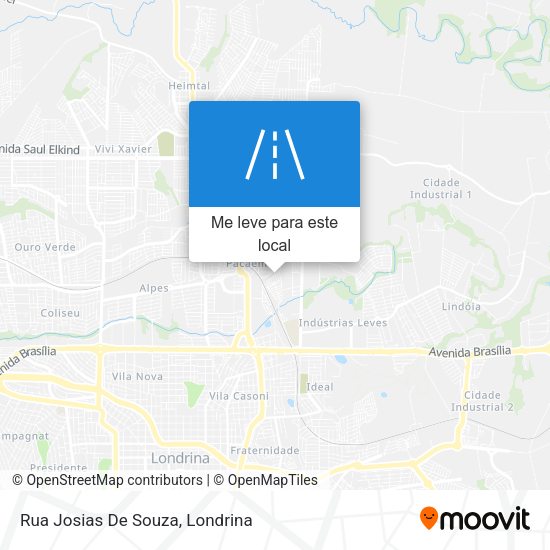 Rua Josias De Souza mapa