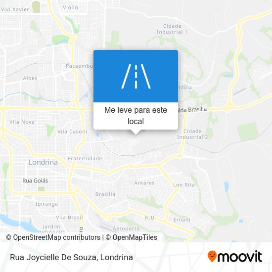 Rua Joycielle De Souza mapa