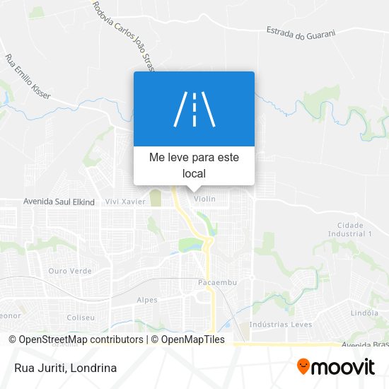 Rua Juriti mapa