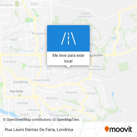 Rua Lauro Dantas De Faria mapa