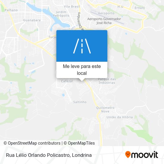 Rua Lélio Orlando Policastro mapa