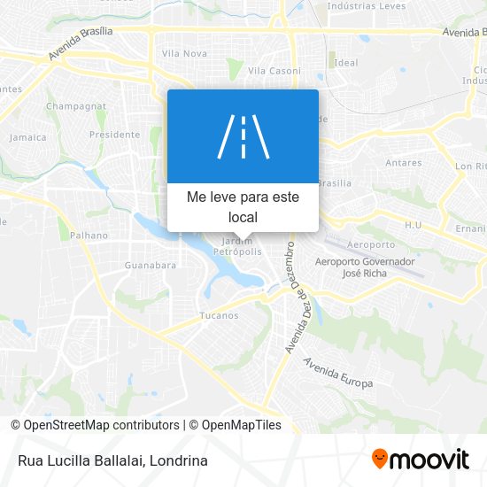 Rua Lucilla Ballalai mapa