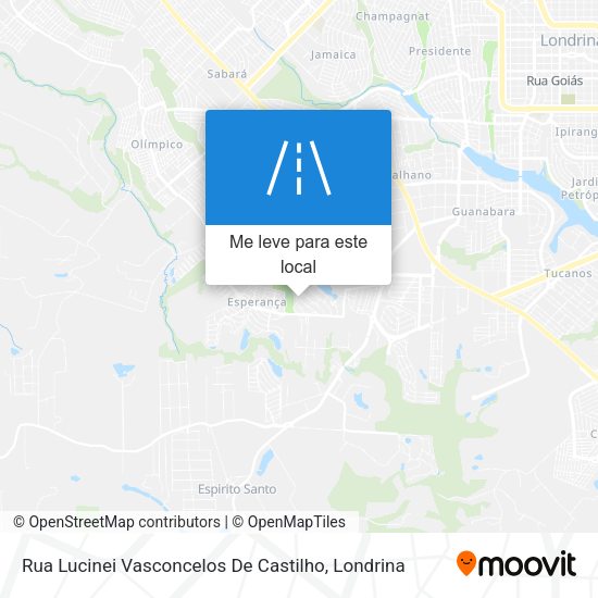 Rua Lucinei Vasconcelos De Castilho mapa