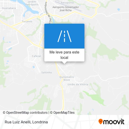 Rua Luiz Anelli mapa
