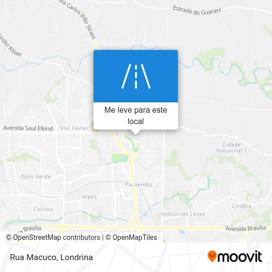 Rua Macuco mapa