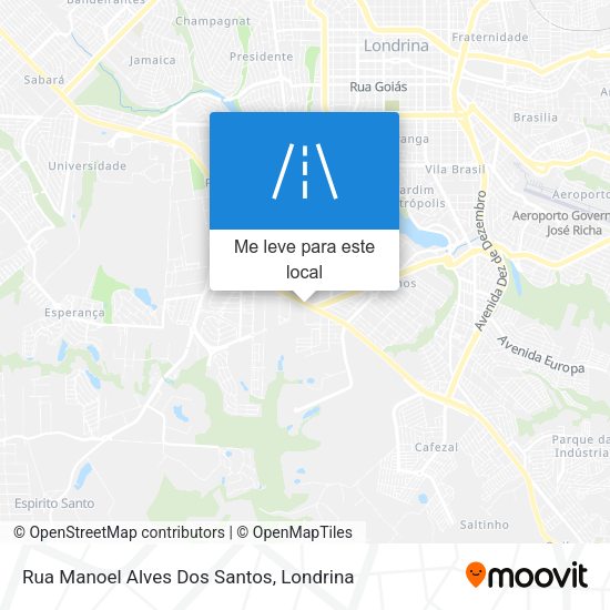 Rua Manoel Alves Dos Santos mapa