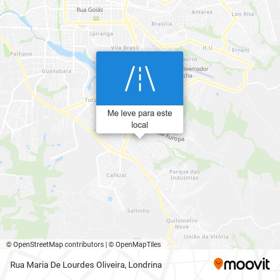 Rua Maria De Lourdes Oliveira mapa