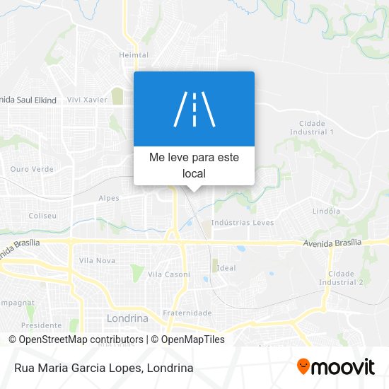 Rua Maria Garcia Lopes mapa