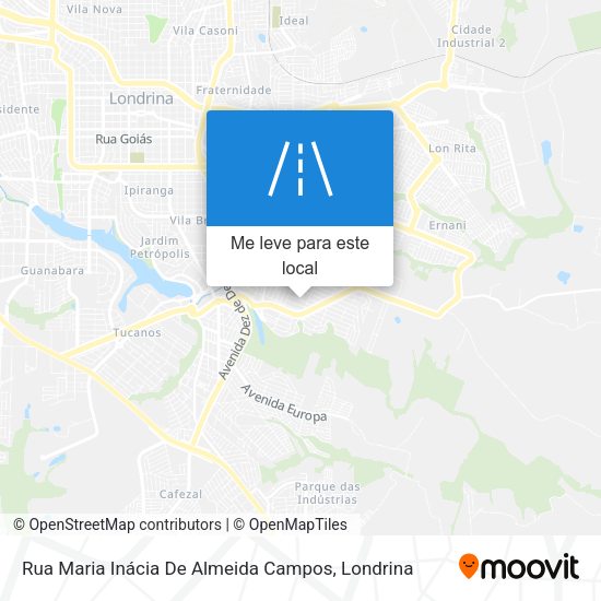 Rua Maria Inácia De Almeida Campos mapa