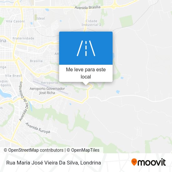 Rua Maria José Vieira Da Silva mapa