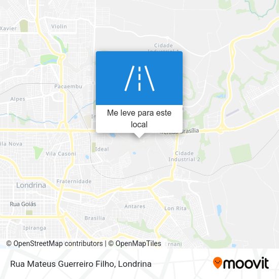 Rua Mateus Guerreiro Filho mapa