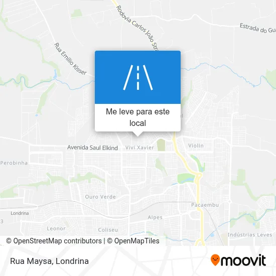 Rua Maysa mapa