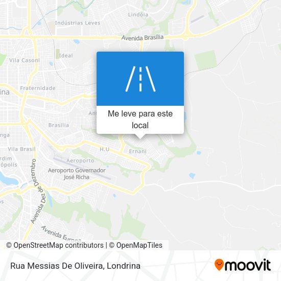 Rua Messias De Oliveira mapa