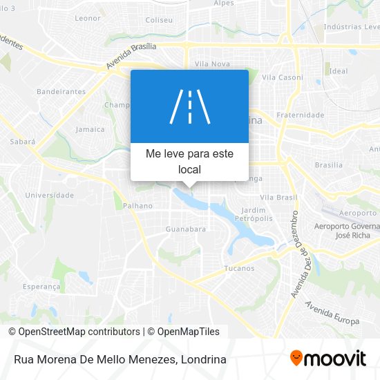 Rua Morena De Mello Menezes mapa
