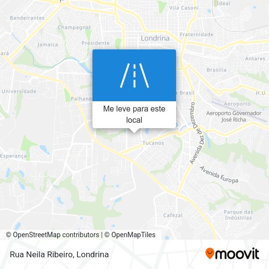 Rua Neila Ribeiro mapa