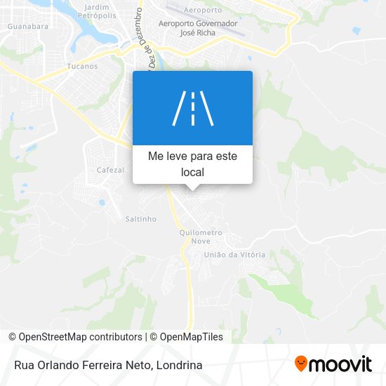 Rua Orlando Ferreira Neto mapa