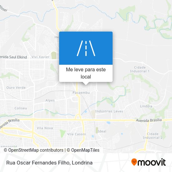 Rua Oscar Fernandes Filho mapa