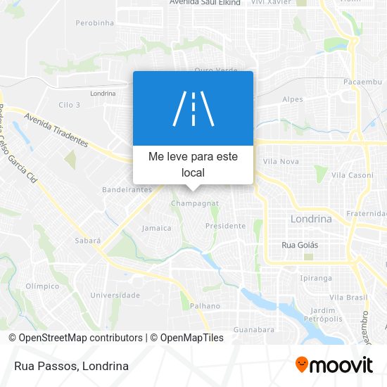 Rua Passos mapa