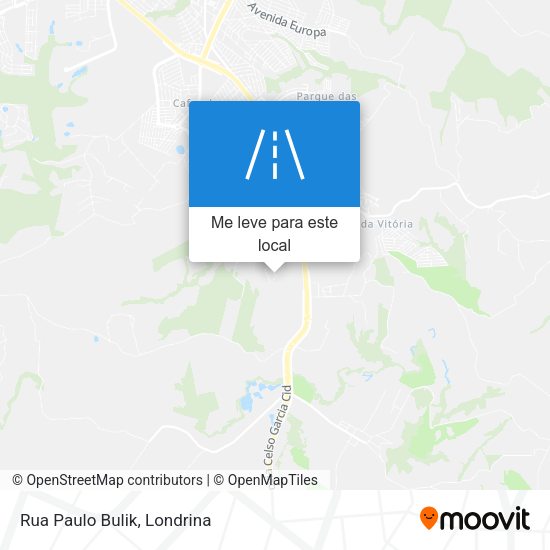 Rua Paulo Bulik mapa