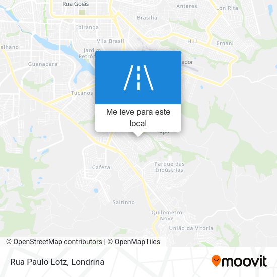 Rua Paulo Lotz mapa