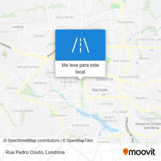 Rua Pedro Couto mapa