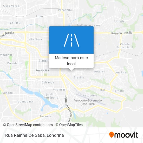 Rua Rainha De Sabá mapa