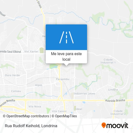 Rua Rudolf Keihold mapa