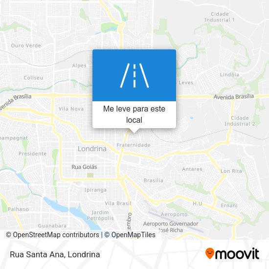 Rua Santa Ana mapa