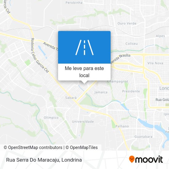 Rua Serra Do Maracaju mapa