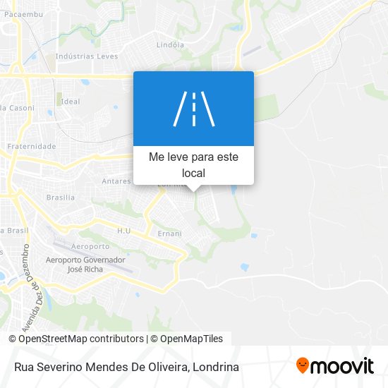 Rua Severino Mendes De Oliveira mapa