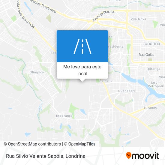 Rua Silvio Valente Sabóia mapa